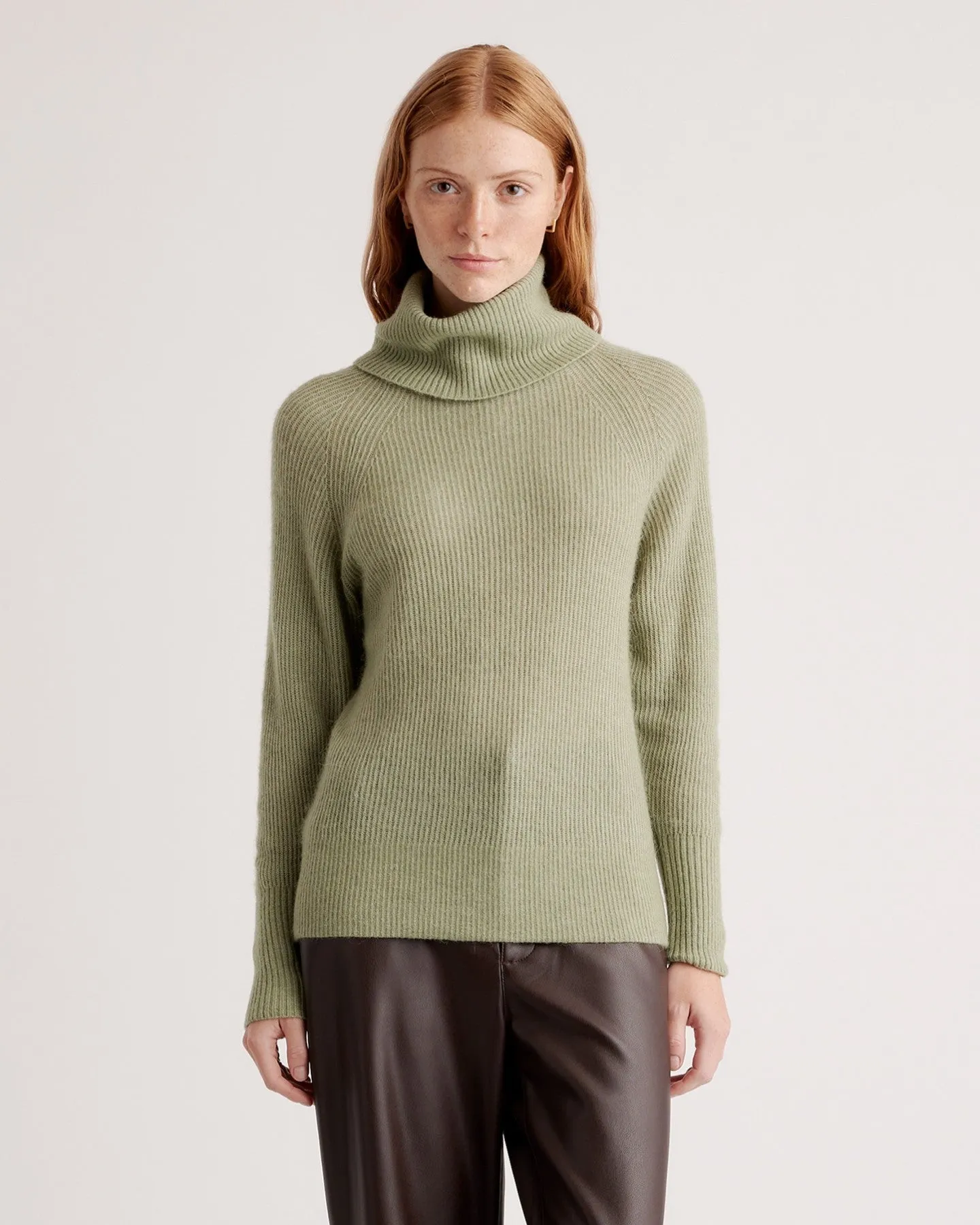 Baby Alpaca-Wool Turtleneck
