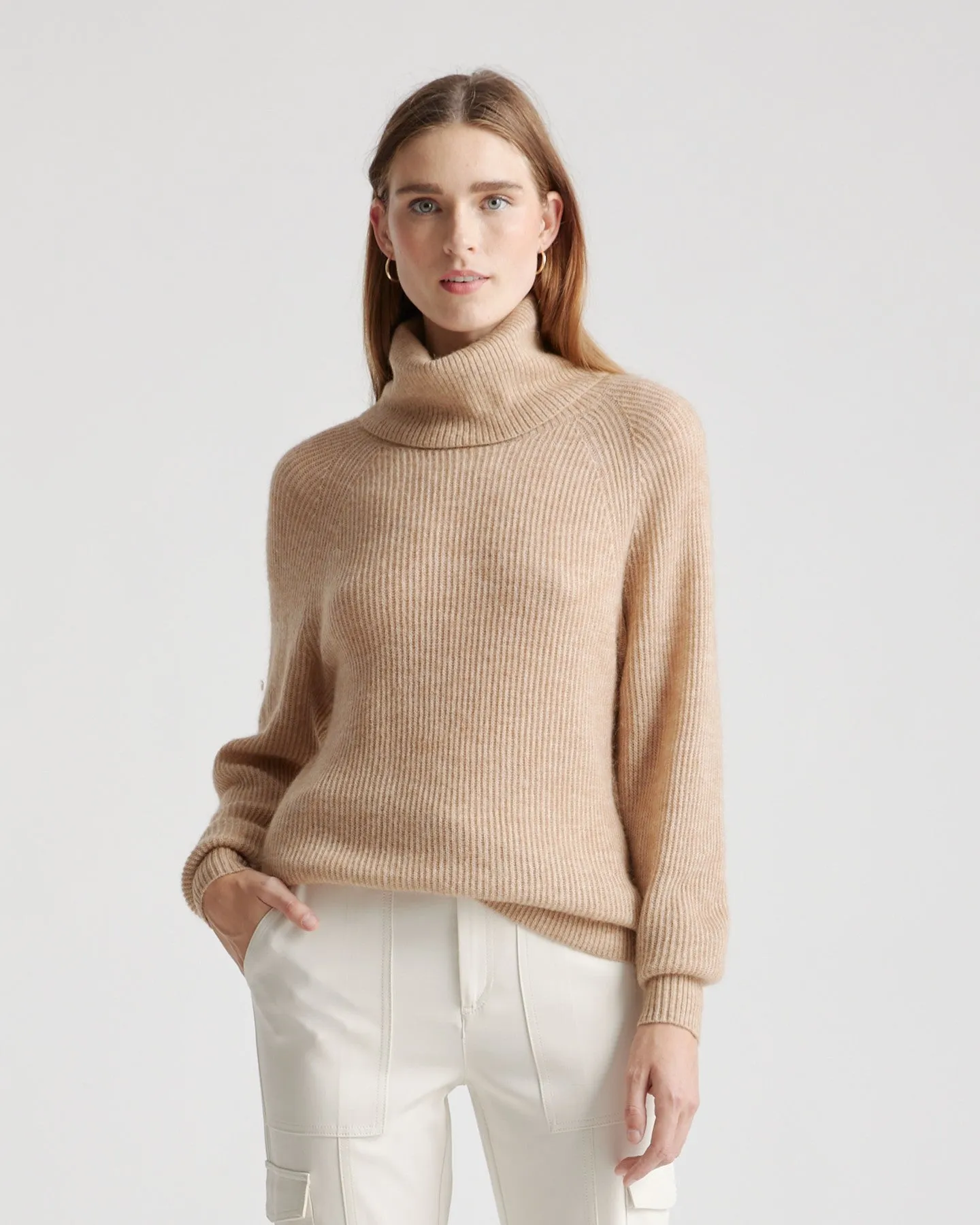 Baby Alpaca-Wool Turtleneck