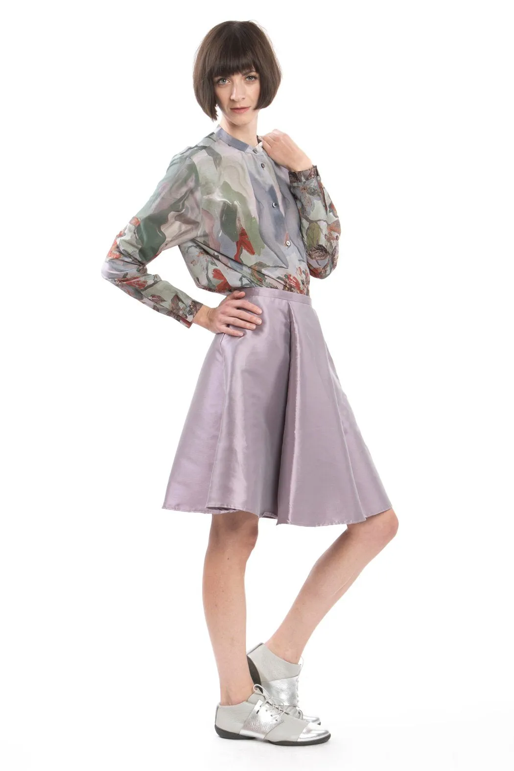 Blouse Print Wax-Red