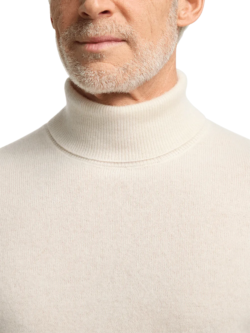 Cashmere Turtleneck Sweater - Ivory