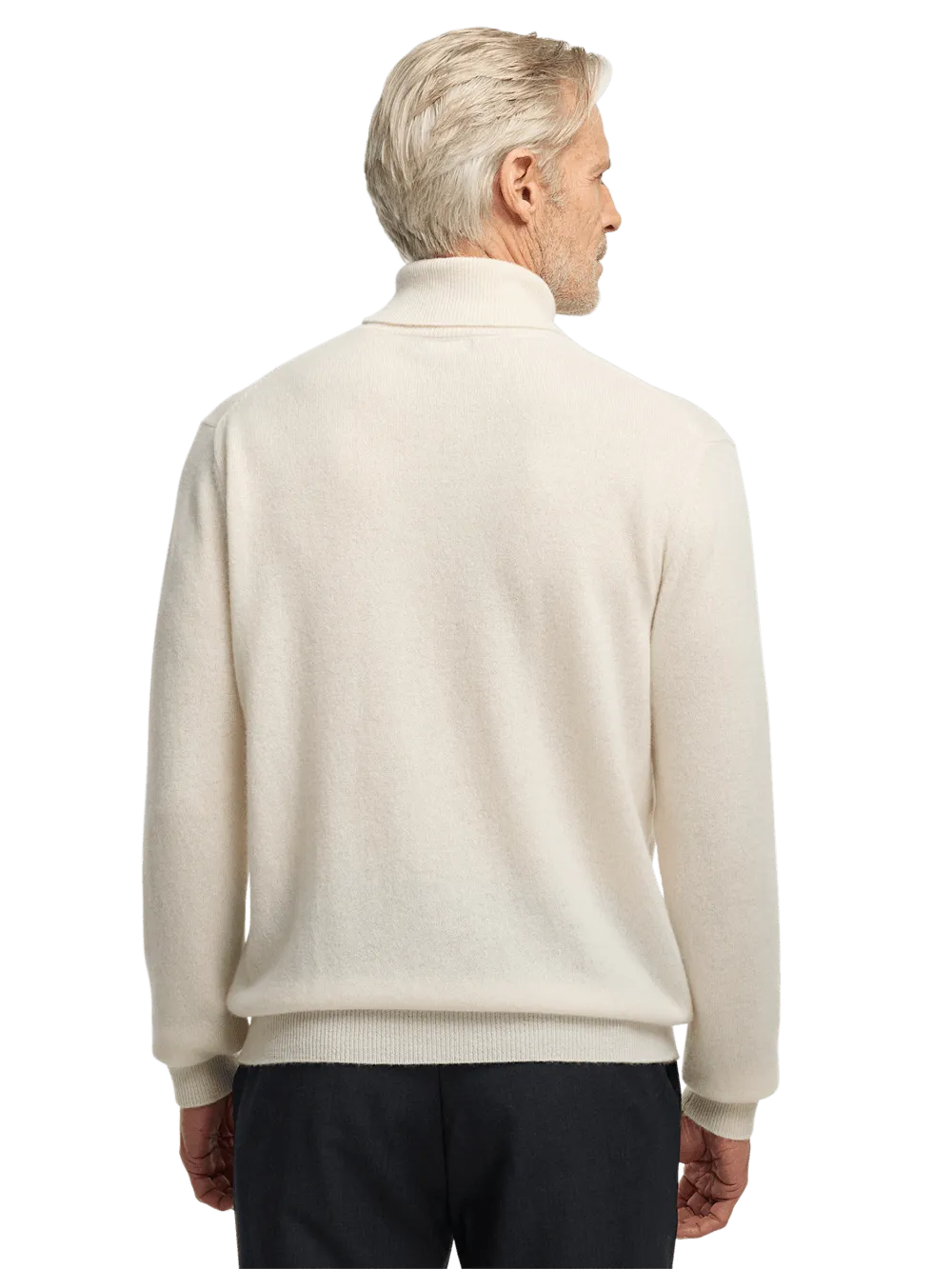 Cashmere Turtleneck Sweater - Ivory