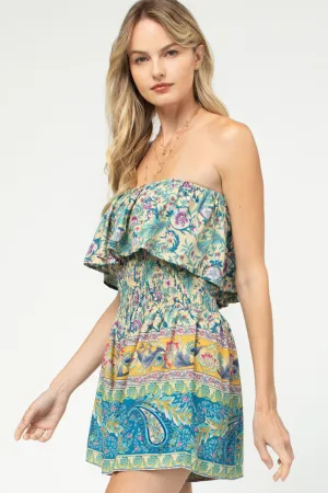 Entro Off Shoulder Ruffle Romper