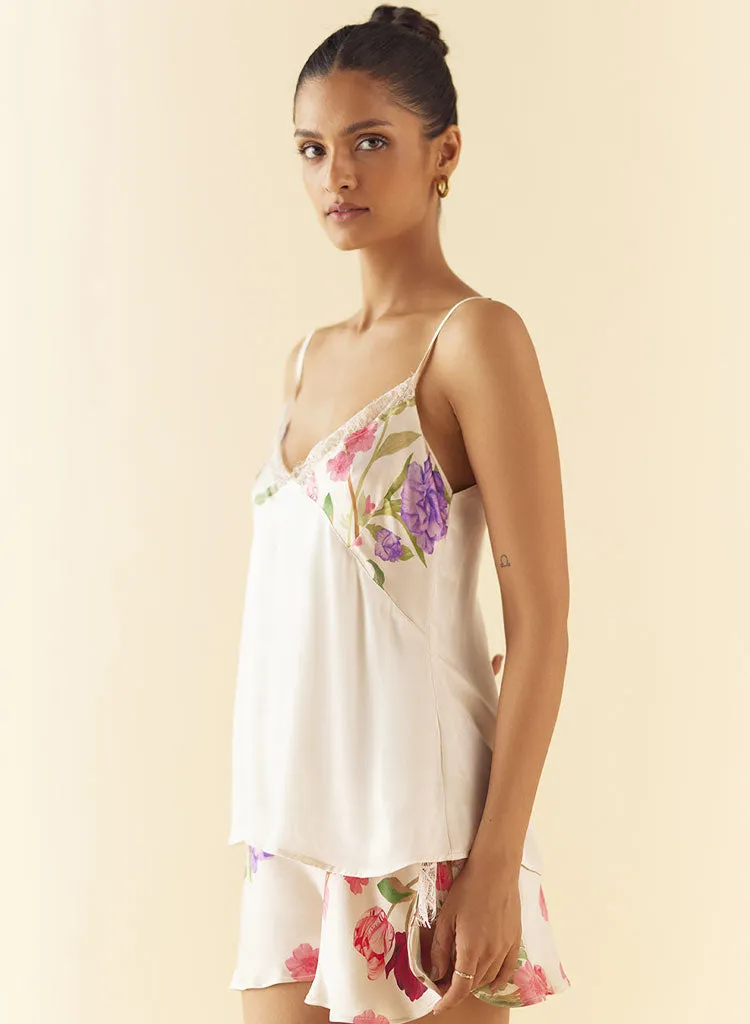 Floral Dream Silk Camisole