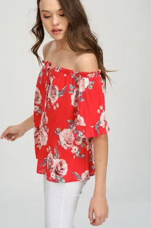 Floral Off Shoulder Top