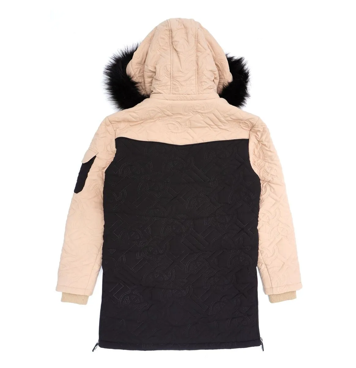 Frost Originals APOLLO LONG QUILTED JACKET (BLACK)