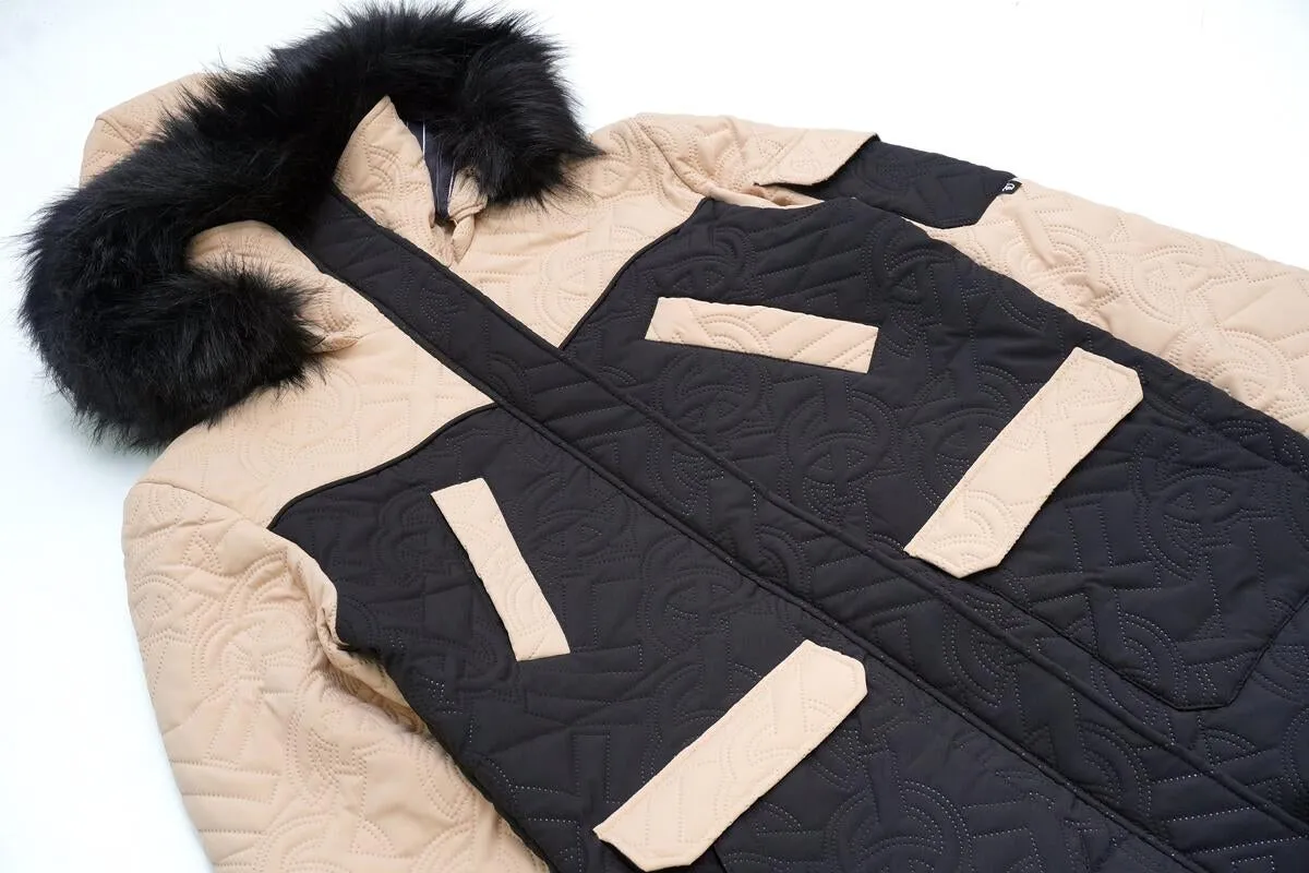 Frost Originals APOLLO LONG QUILTED JACKET (BLACK)