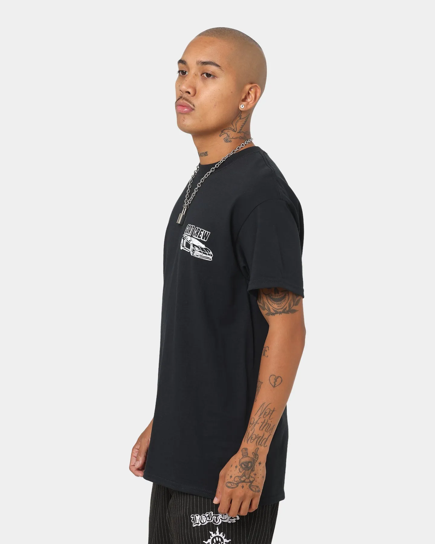 Goat Crew Race Car T-Shirt Black
