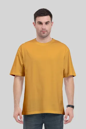 Golden Yellow Oversized T-shirt for men