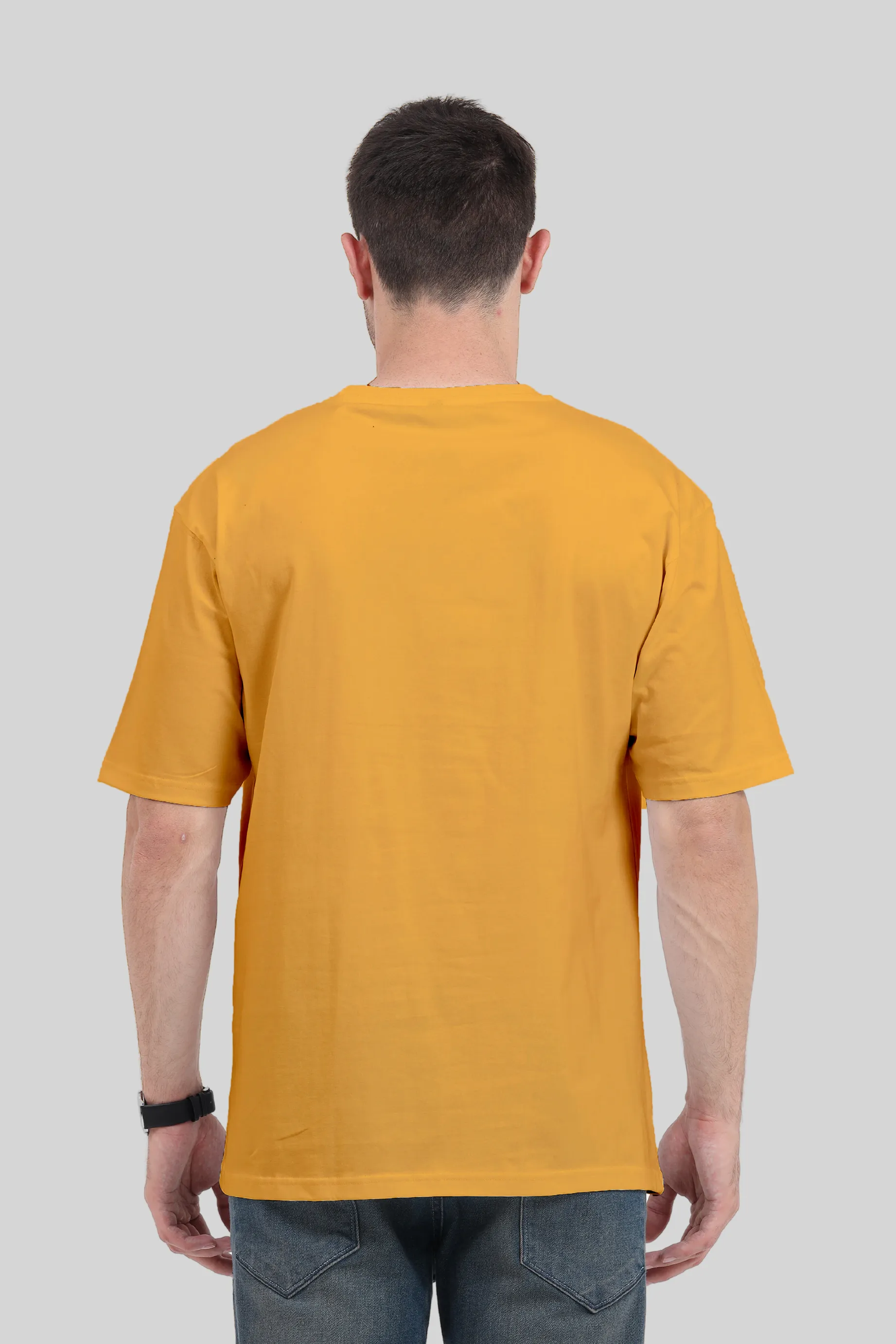 Golden Yellow Oversized T-shirt for men