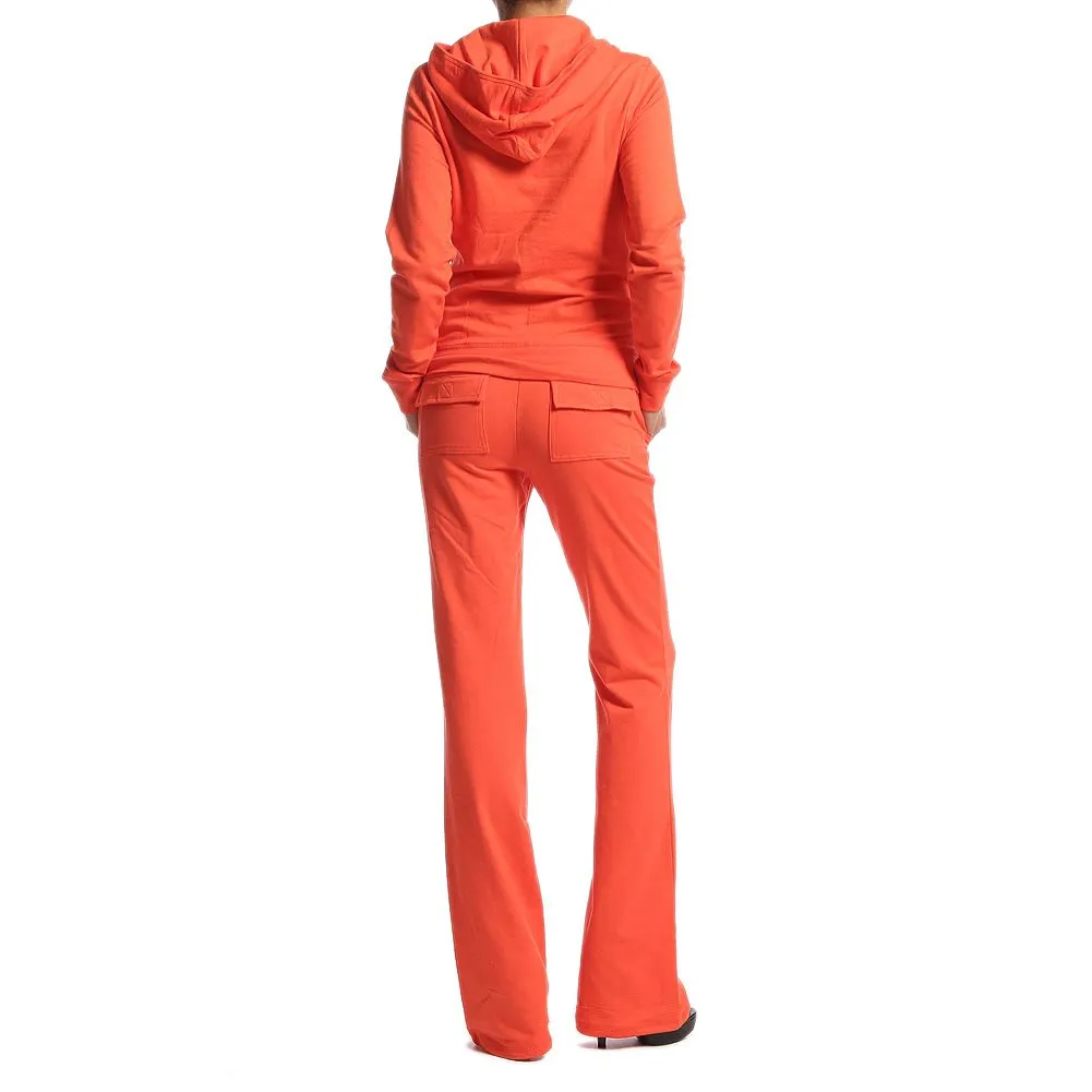 Hollywood Star Fashion Women's Cotton French Terry Jacket & Pant Tracksuit Set