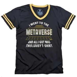 I Went to the Metaverse and I All Got was This Lousy Ringer V-Neck Tee