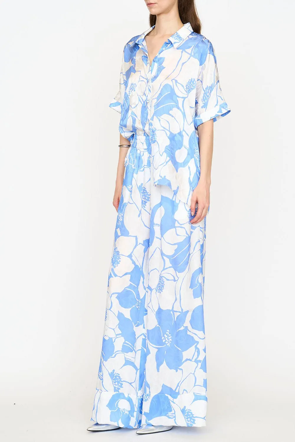 James Top - Chelsea Blue Floral