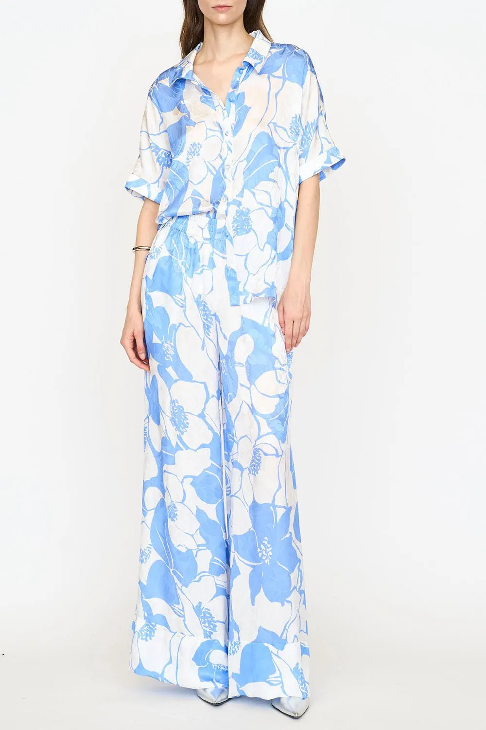 James Top - Chelsea Blue Floral