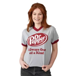 Jr T Shirt - V-neck Dr Pepper