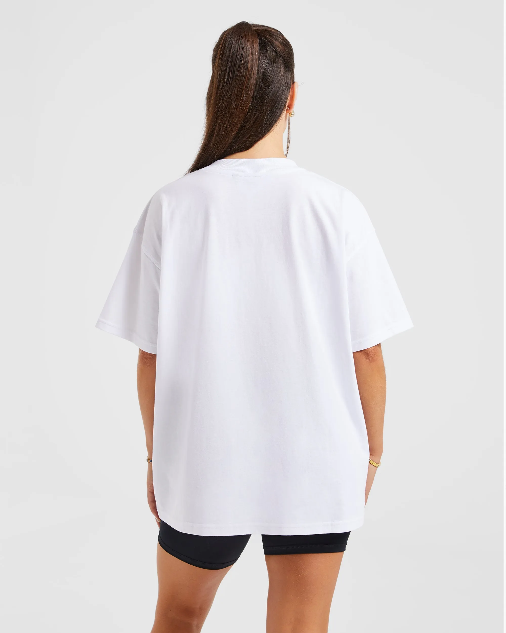 Justine Oversized T Shirt - White