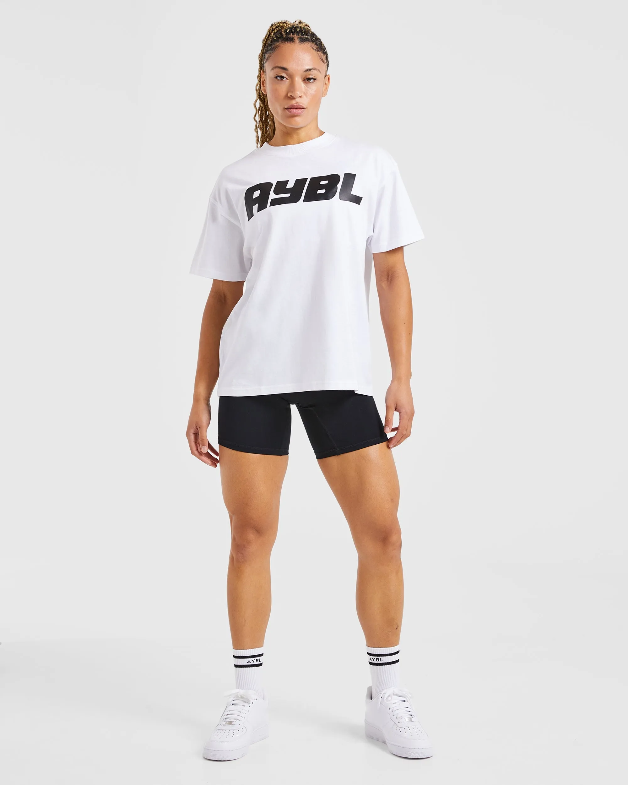 Justine Oversized T Shirt - White