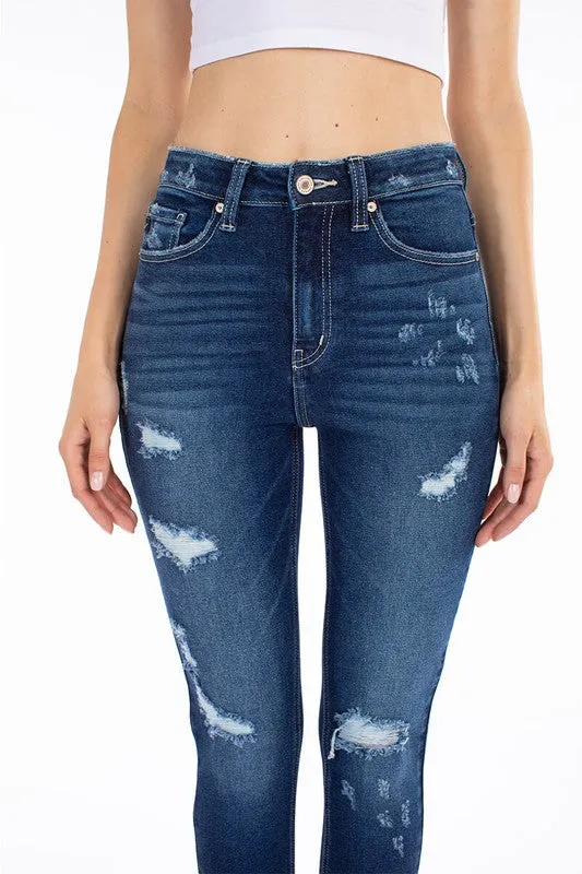 KANCAN- Rolled Jean Short