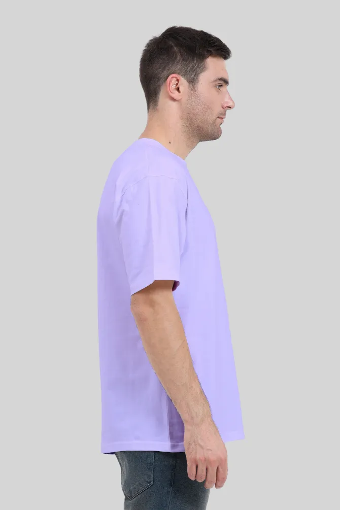 Lavender Lightweight Oversized T-shirt for men