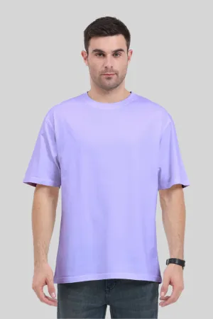 Lavender Lightweight Oversized T-shirt for men