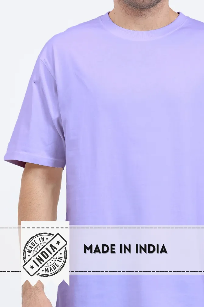 Lavender Lightweight Oversized T-shirt for men