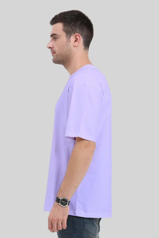 Lavender Lightweight Oversized T-shirt for men