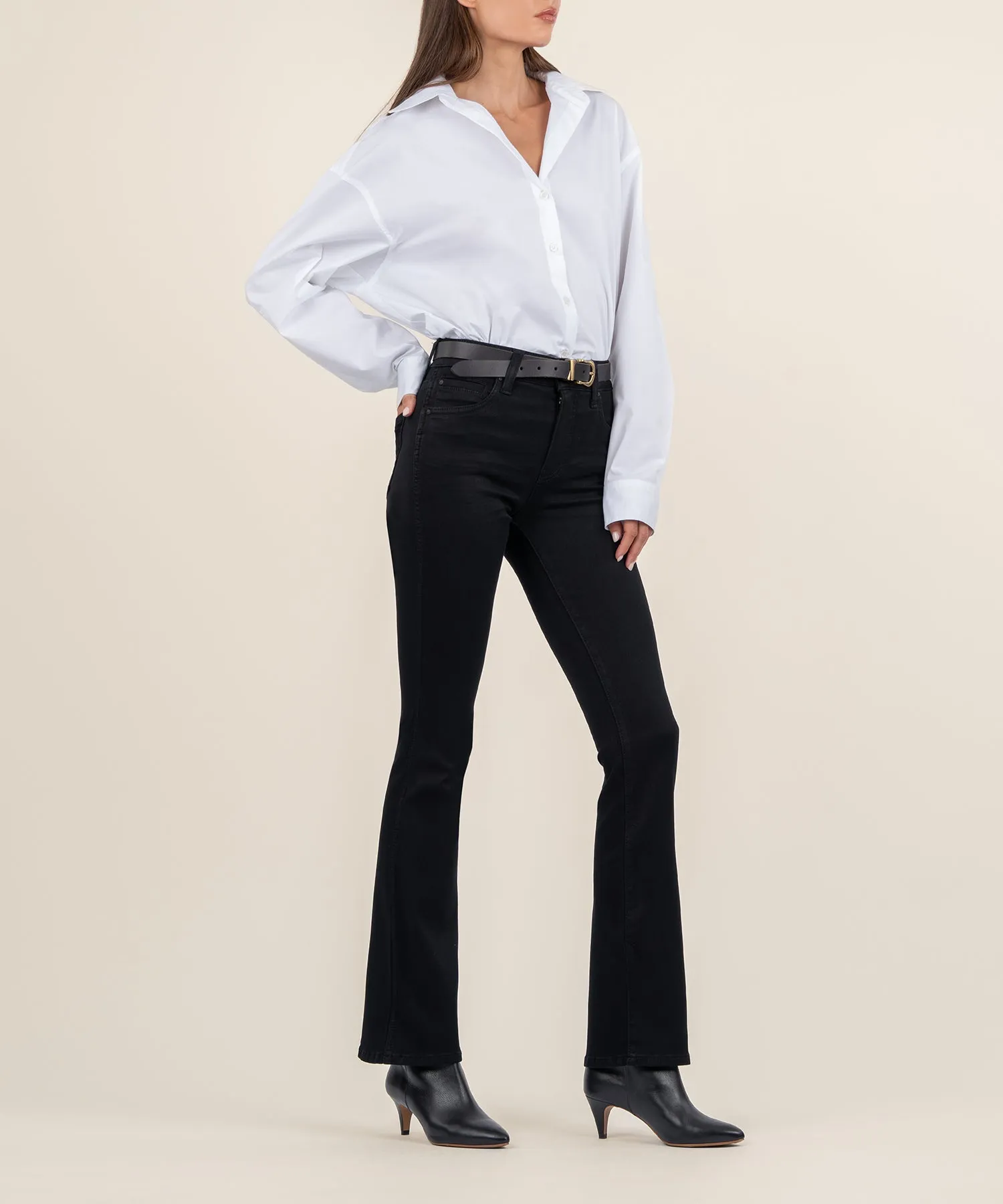 Natalie High Rise Bootcut, Petite