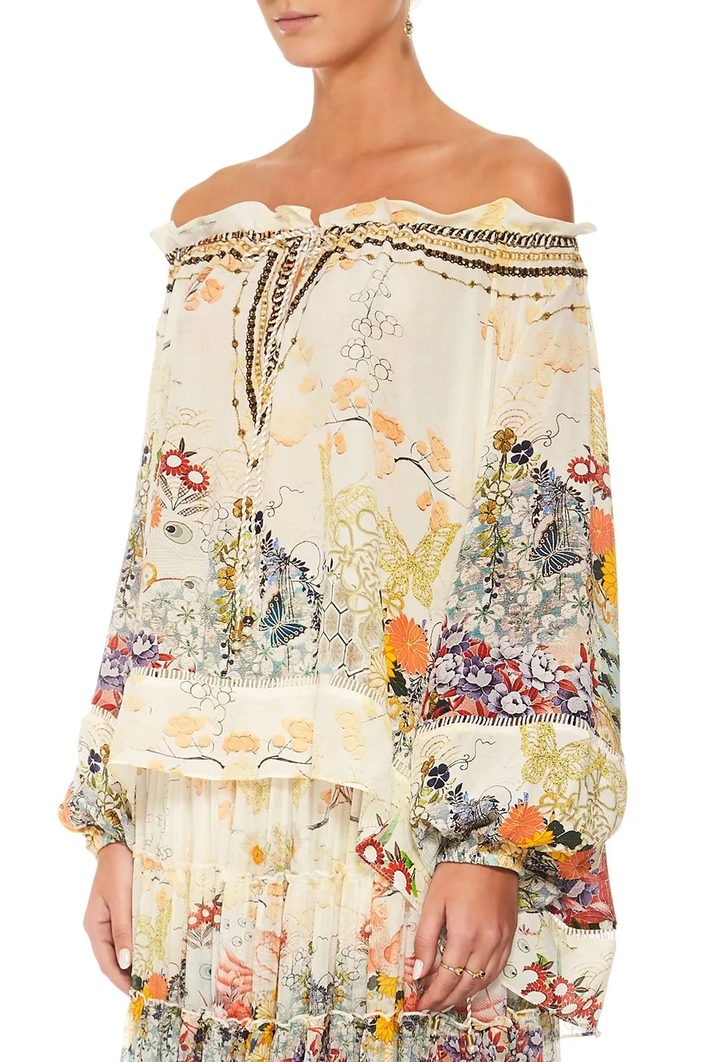 OFF THE SHOULDER BLOUSE LADY LABYRINTH