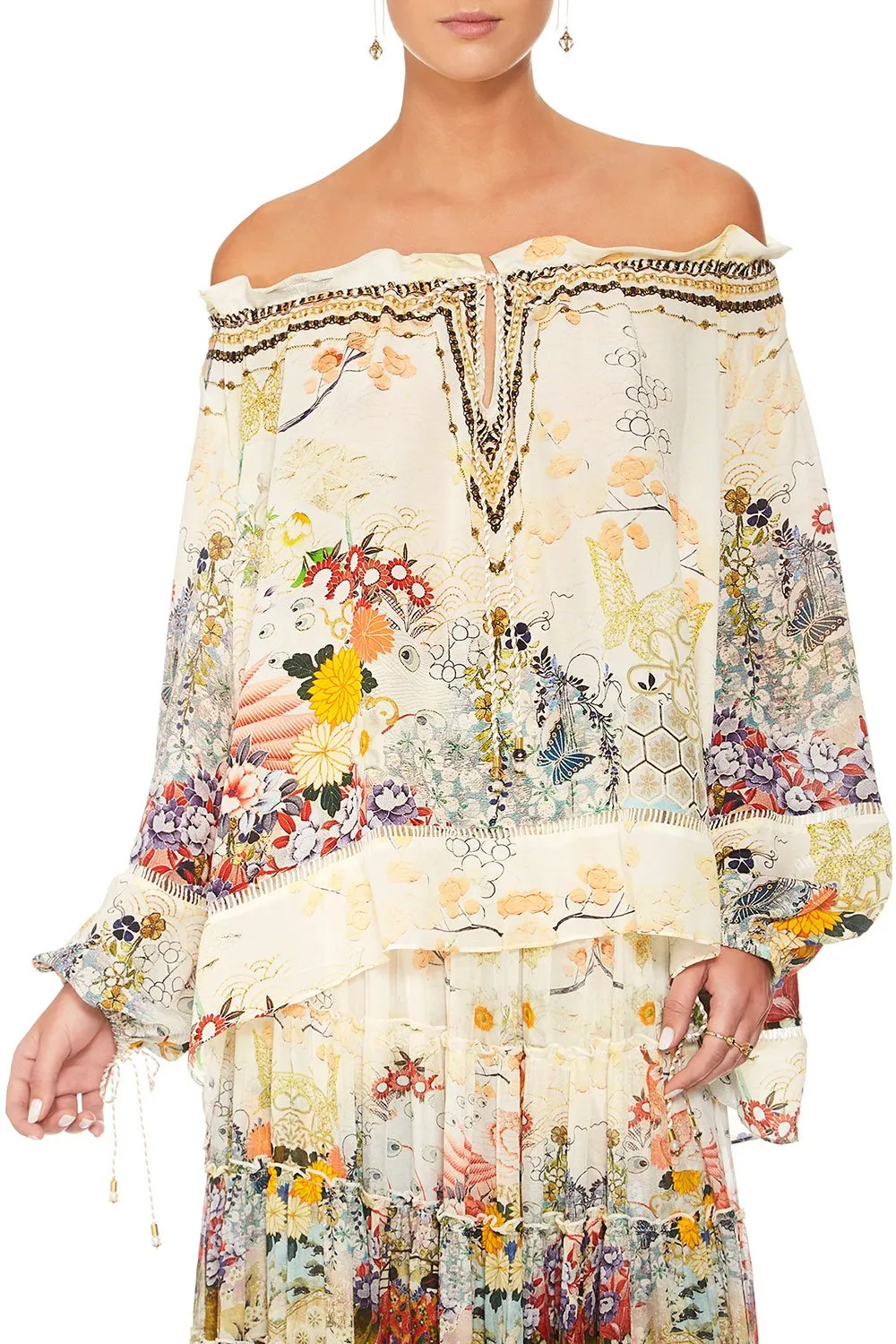 OFF THE SHOULDER BLOUSE LADY LABYRINTH