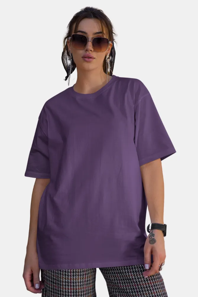 Purple Oversized T-shirt for women