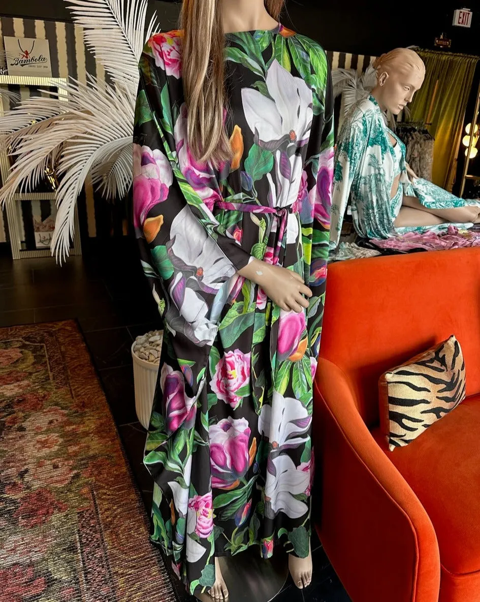 SATIN CAFTAN