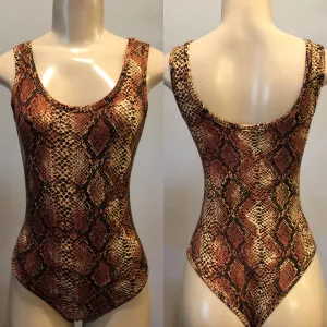 Snakeskin bodysuit