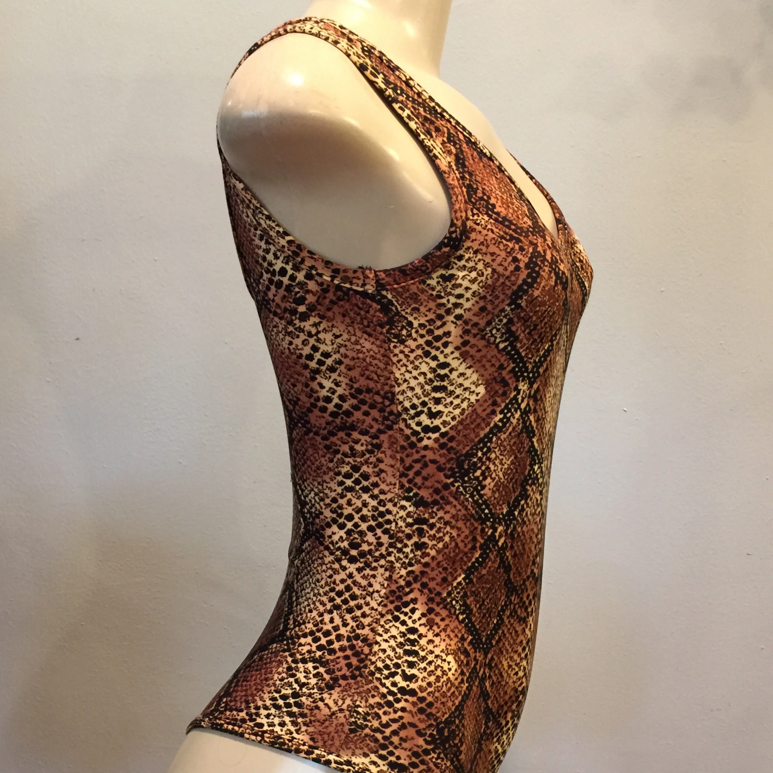 Snakeskin bodysuit