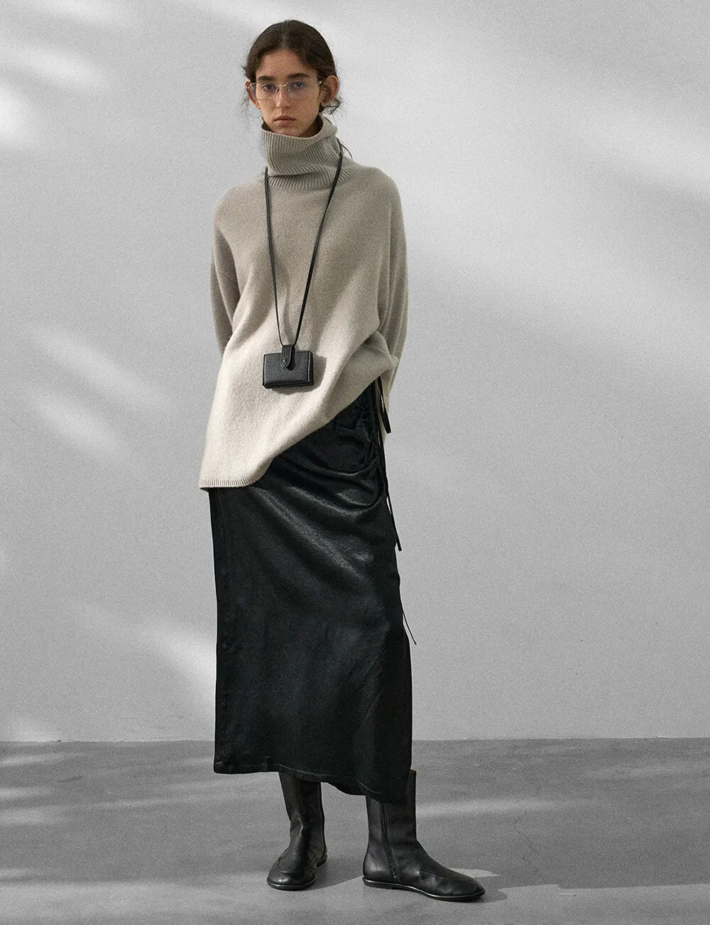 Soft Wool Turtleneck Sweater
