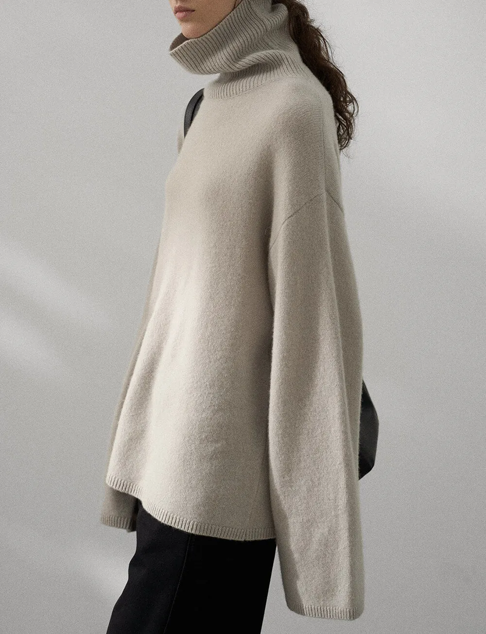 Soft Wool Turtleneck Sweater
