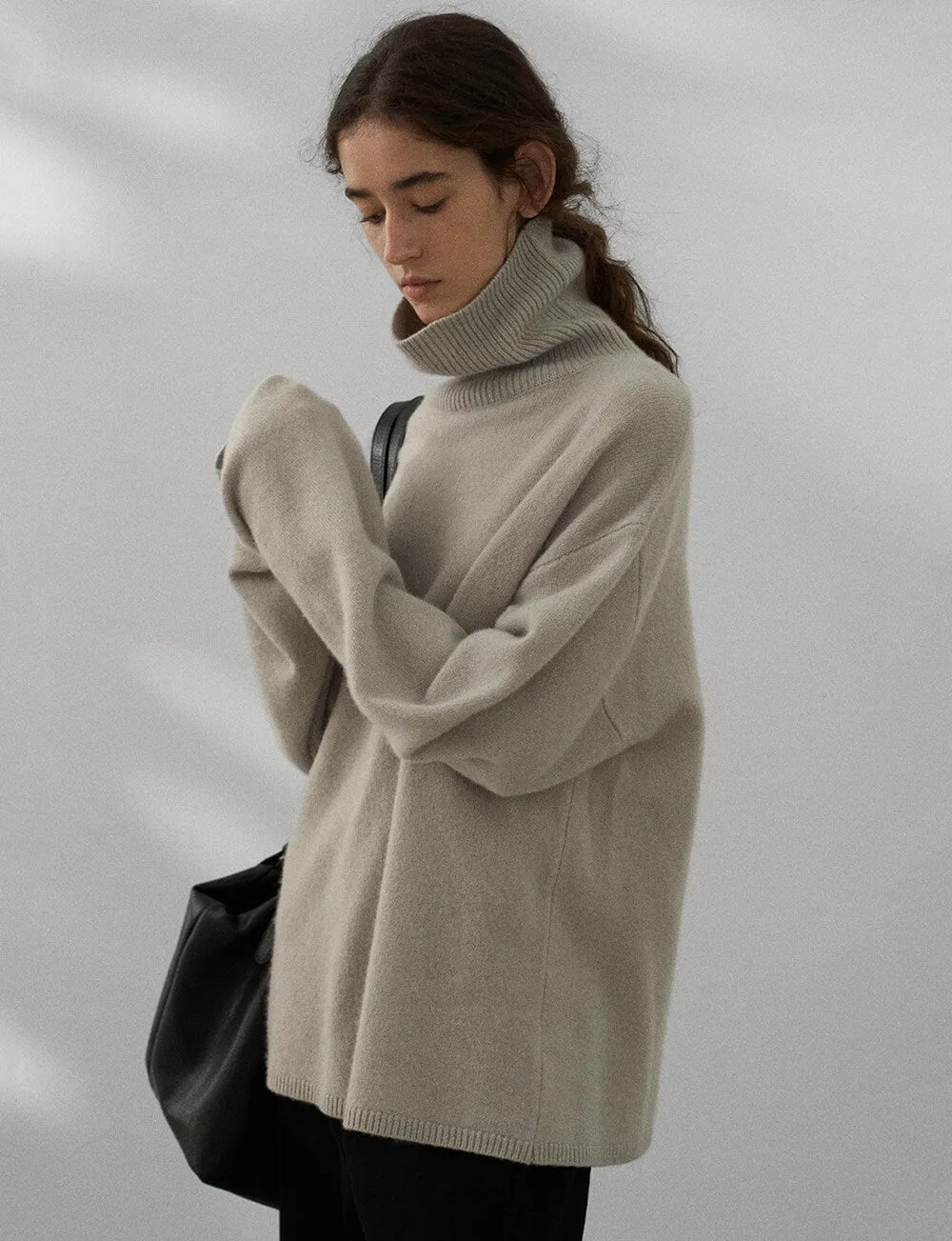 Soft Wool Turtleneck Sweater