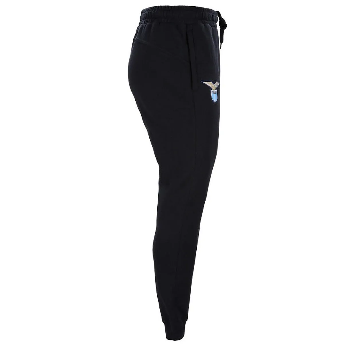 SS Lazio hooded cotton presentation tracksuit 2022/23 black - Mizuno