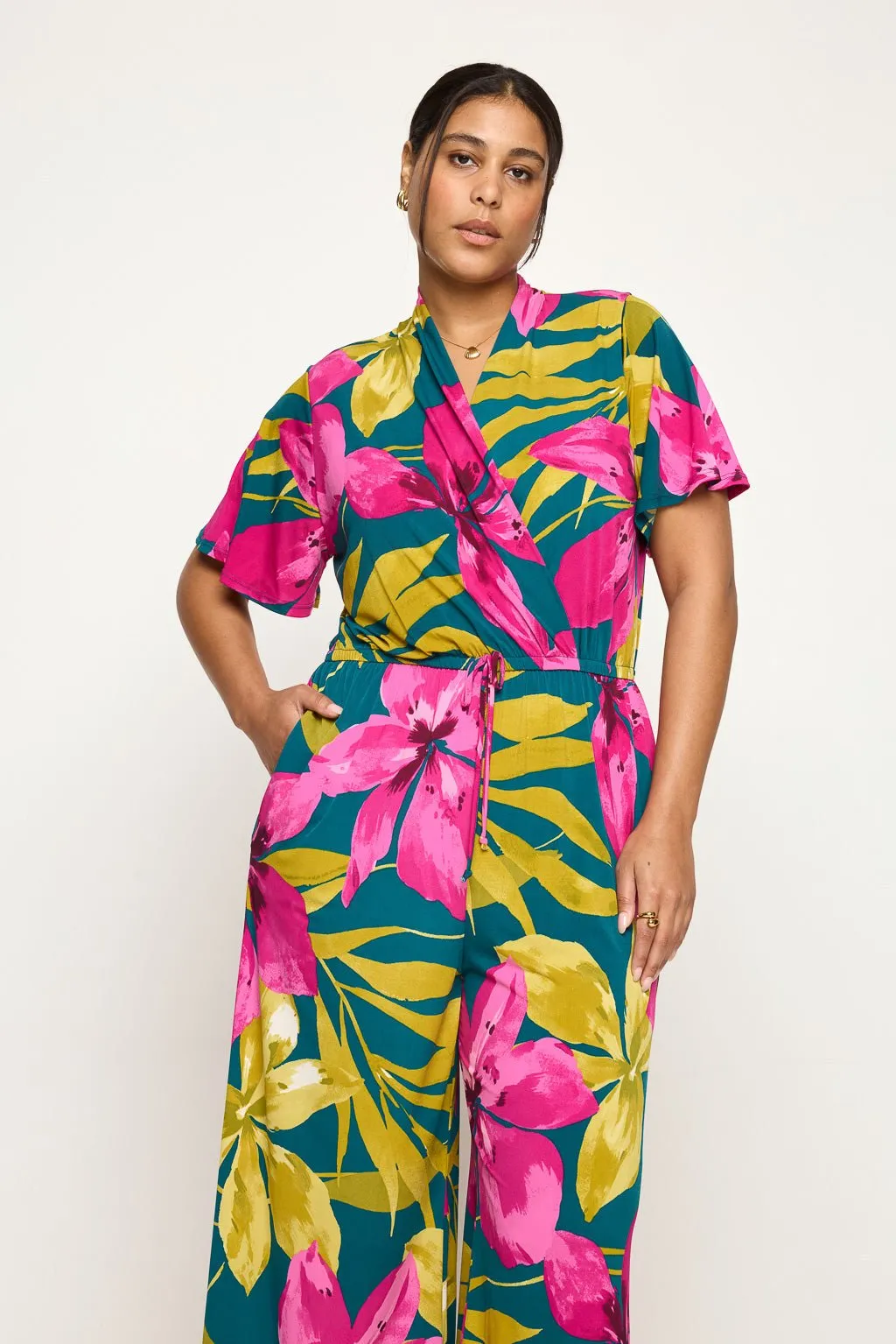 Tiffany Plus Size Knit Jumpsuit