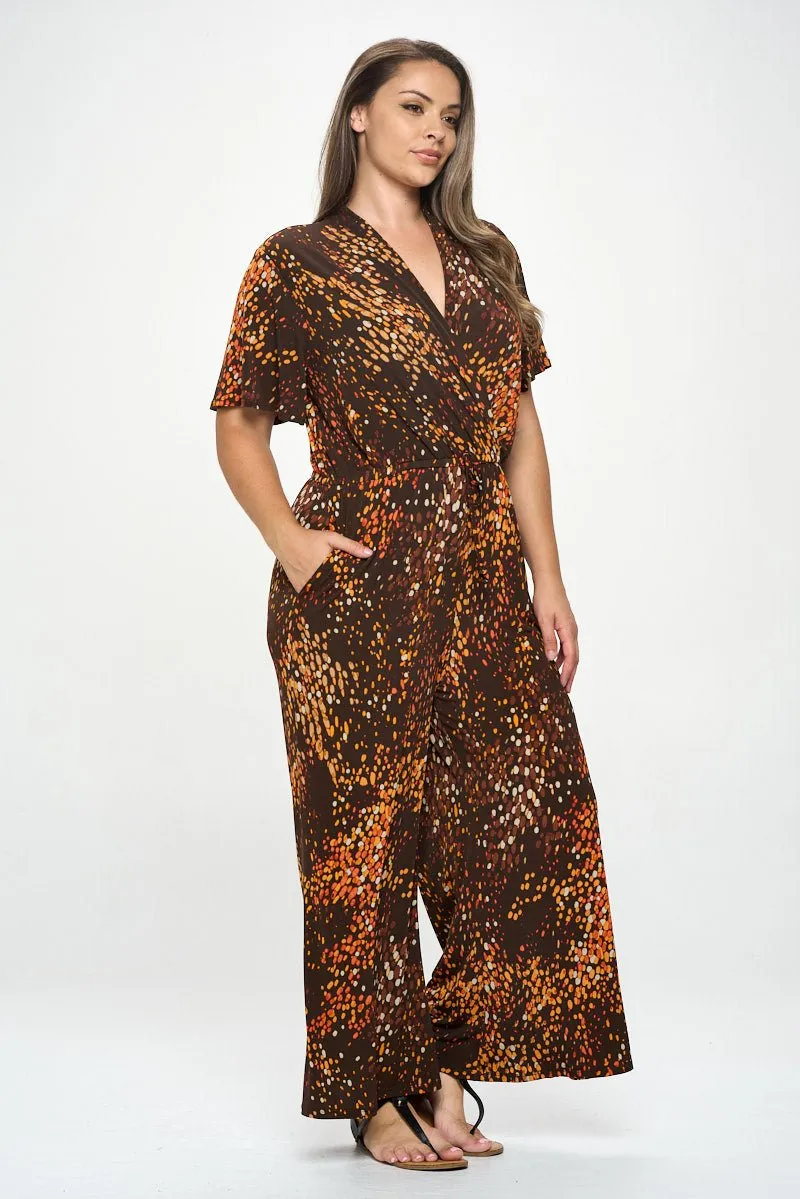 Tiffany Plus Size Knit Jumpsuit