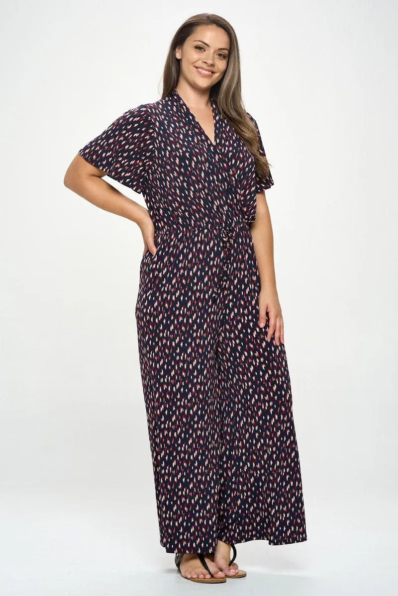 Tiffany Plus Size Knit Jumpsuit