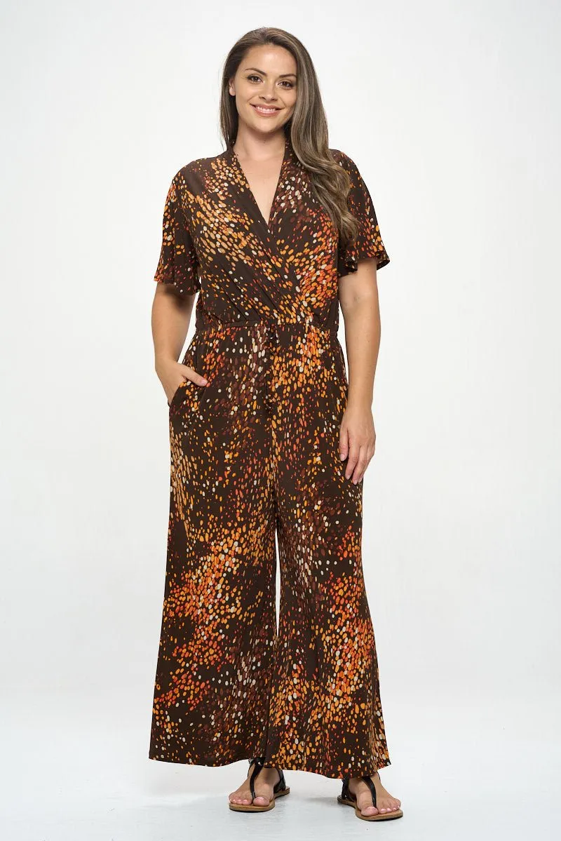Tiffany Plus Size Knit Jumpsuit
