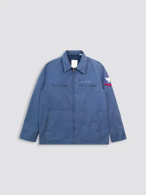 US NAVY 1970's BLUE UTILITY DECK JACKET