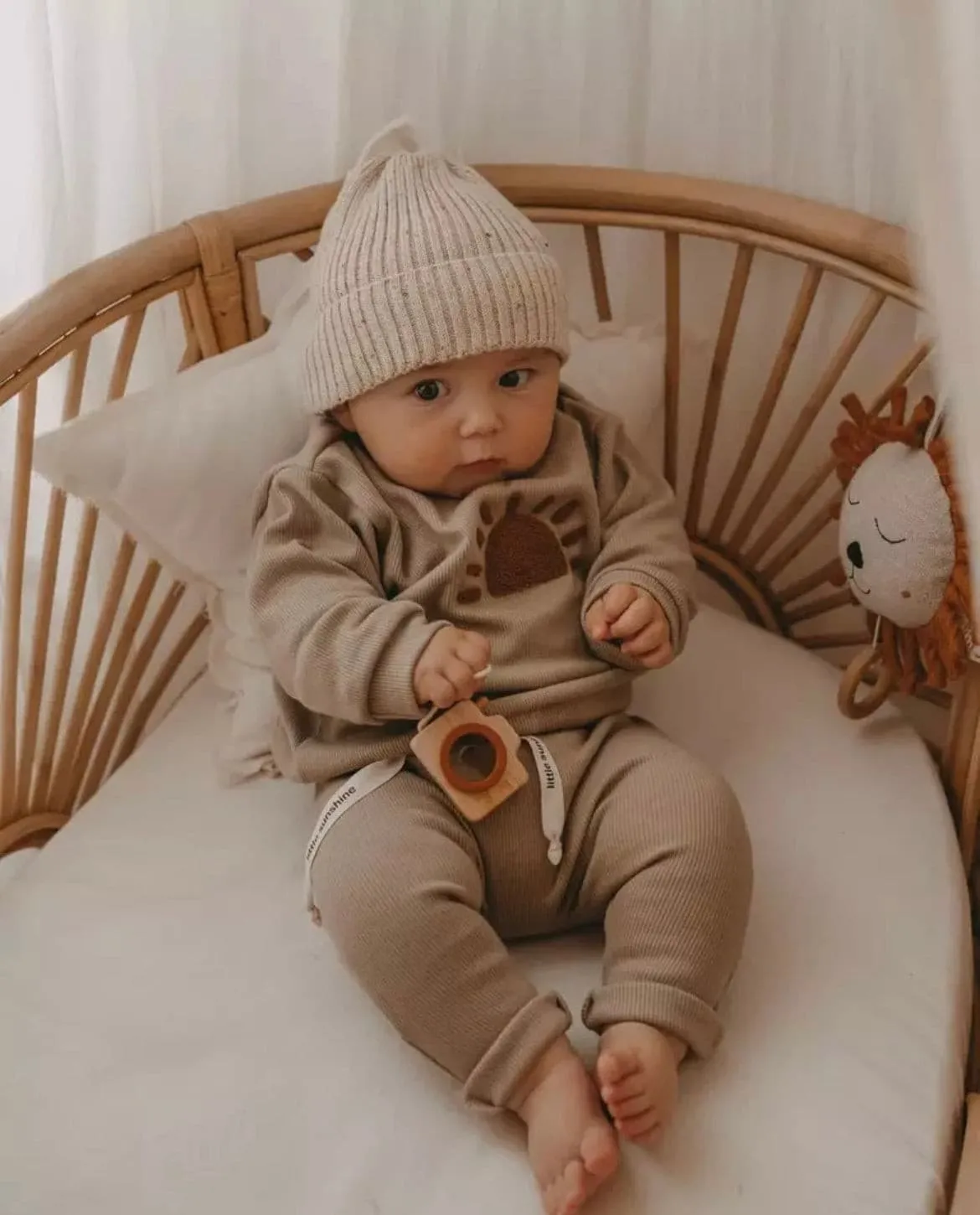 Waffle Knit Unisex Tracksuit Set