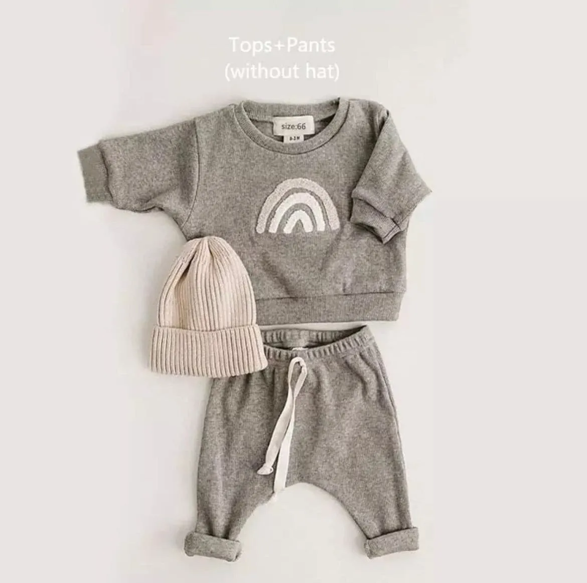 Waffle Knit Unisex Tracksuit Set